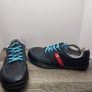 True Linkswear P1 Phx Golf Shoes Mens S12 Black Leather